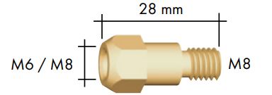 MST-fäste M8 x 28 MB36